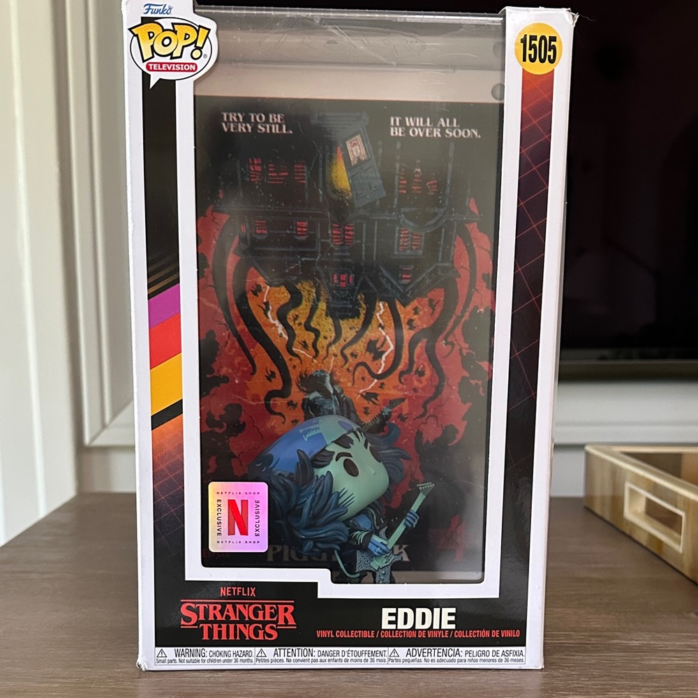 FUNKO POP! Stranger Things Eddie Netflix Exclusive Figurine (New/Unopened)
